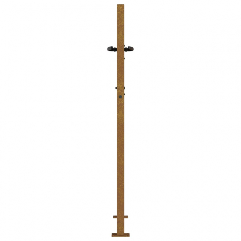 Gartentor 105x130 cm Cortenstahl Baum-Design