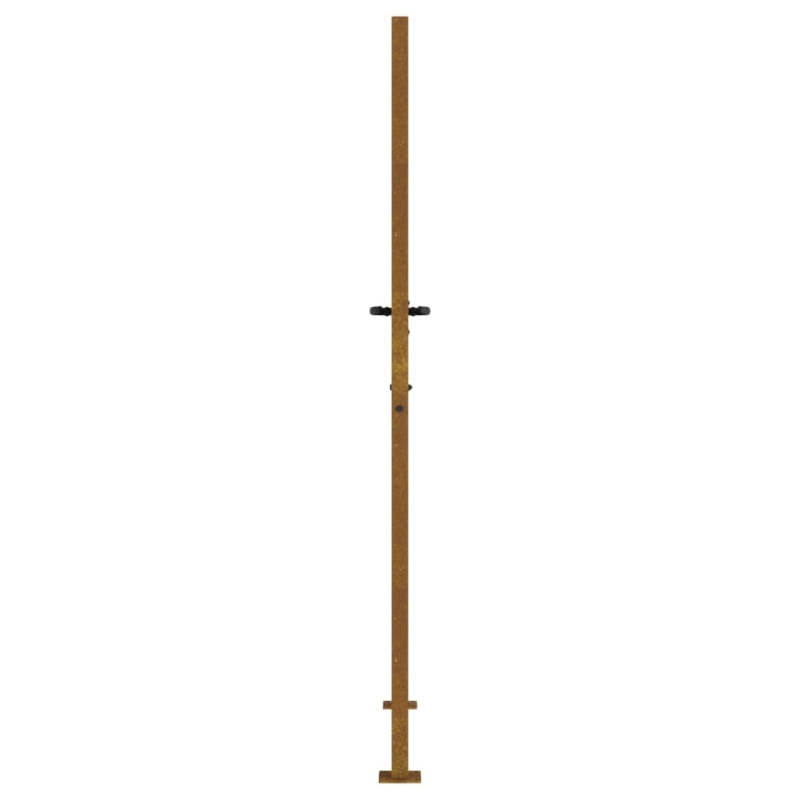 Gartentor 105x205 cm Cortenstahl Gras-Design