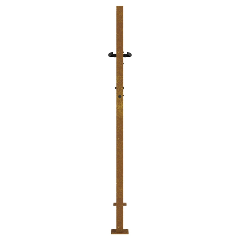 Gartentor 105x155 cm Cortenstahl Bambus-Design