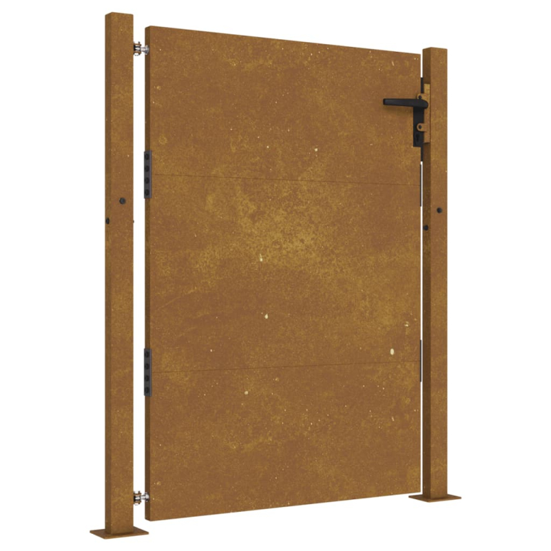Gartentor 105x155 cm Cortenstahl