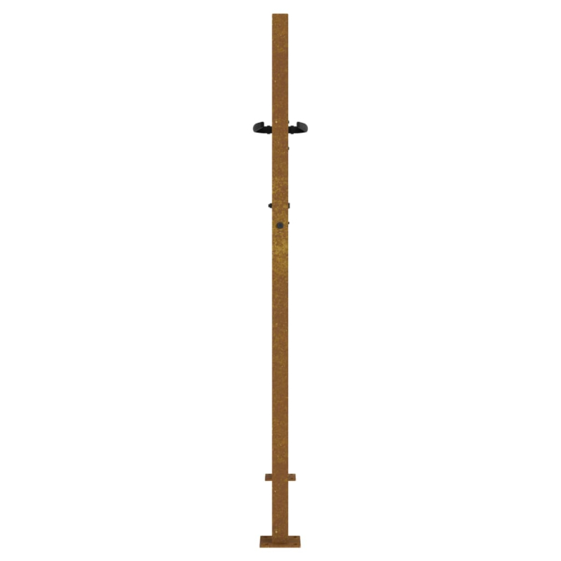 Gartentor 105x155 cm Cortenstahl