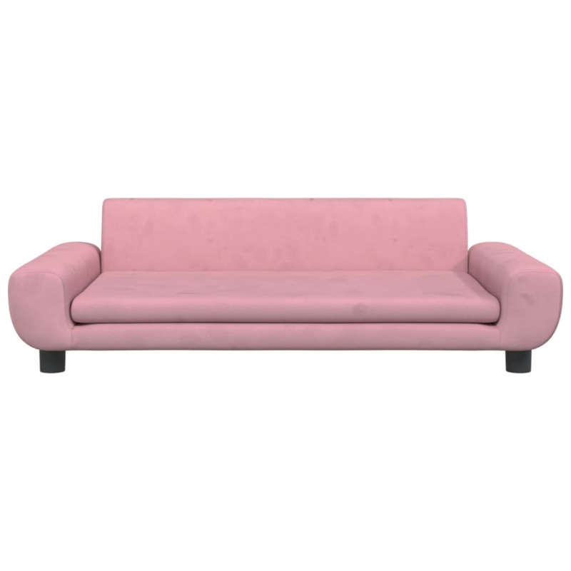 Hundebett Rosa 100x54x33 cm Samt