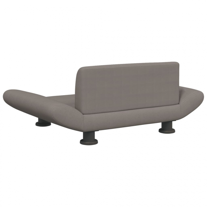 Hundebett Taupe 70x45x28 cm Stoff