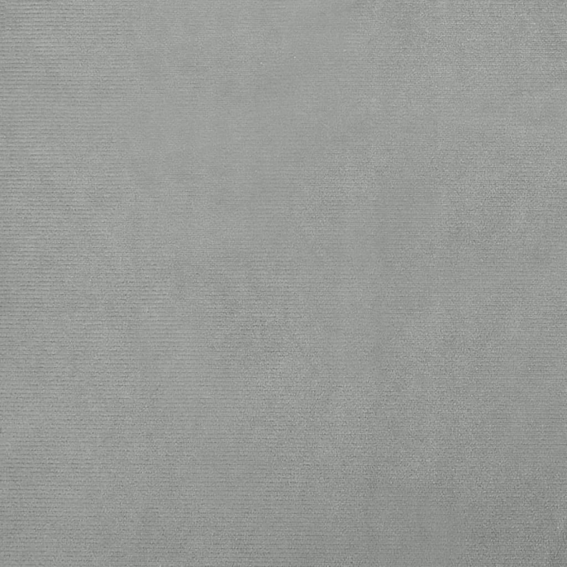 Hundebett mit Verlängerung Hellgrau 100x50x30 cm Samt