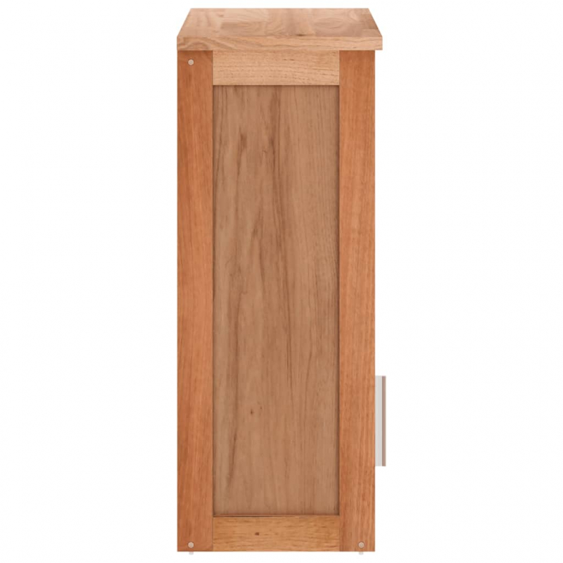 Wand-Badschrank 42x23x60 cm Massivholz Nussbaum