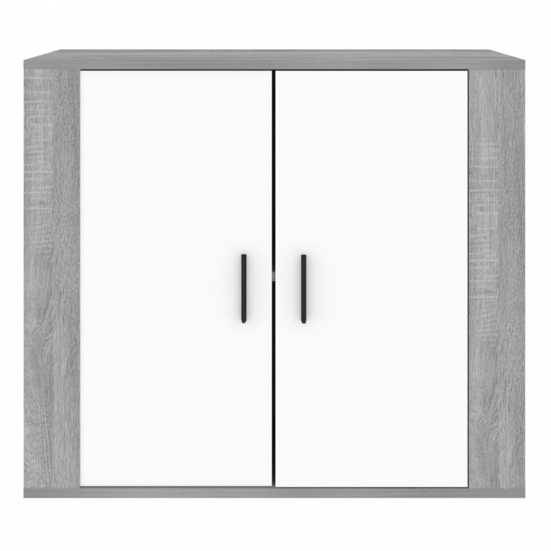Sideboard Grau Sonoma 80x33x70 cm Holzwerkstoff
