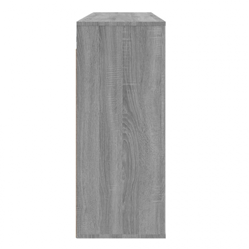 Wandschrank Grau Sonoma 80x33x80 cm Holzwerkstoff