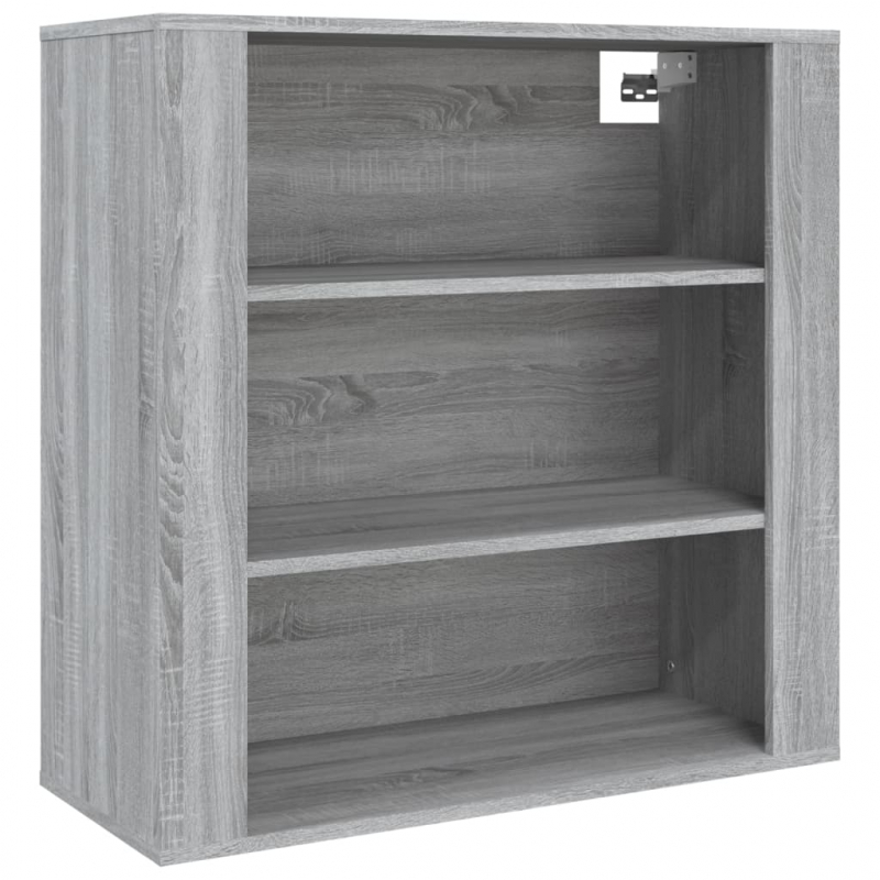 Wandschrank Grau Sonoma 80x33x80 cm Holzwerkstoff