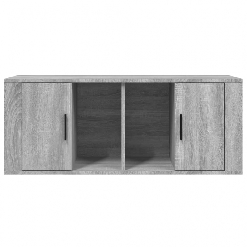 TV-Schrank Grau Sonoma 100x35x40 cm Holzwerkstoff