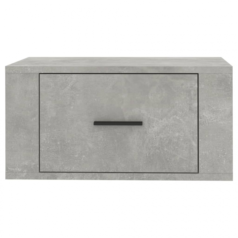 Wand-Nachttisch Betongrau 50x36x25 cm