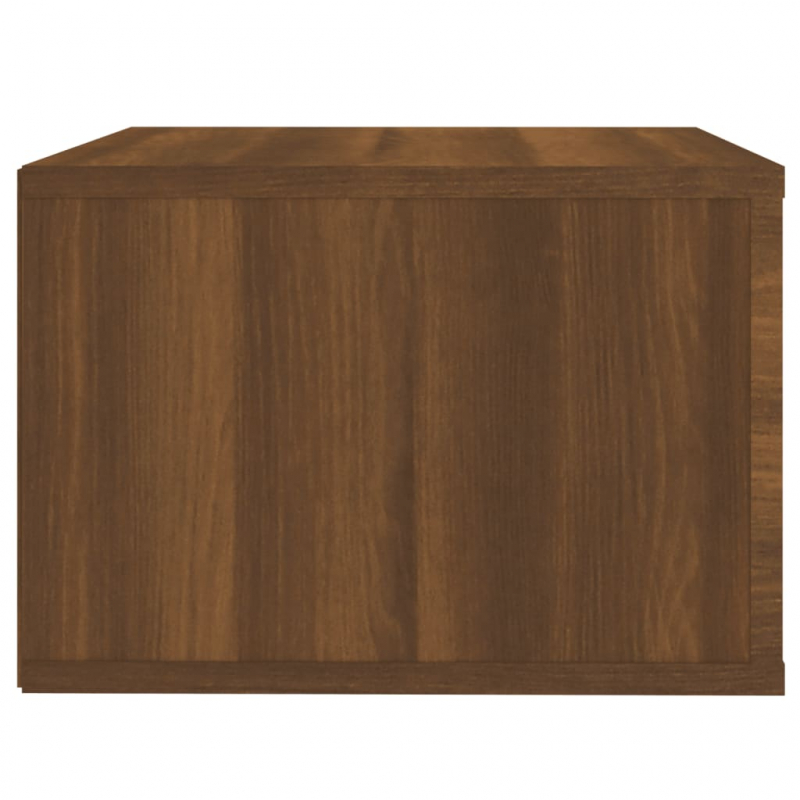 Wand-Nachttische 2 Stk. Braun Eichen-Optik 50x36x25 cm