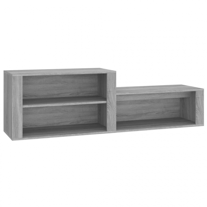 Schuhschrank Grau Sonoma 150x35x45 cm Holzwerkstoff