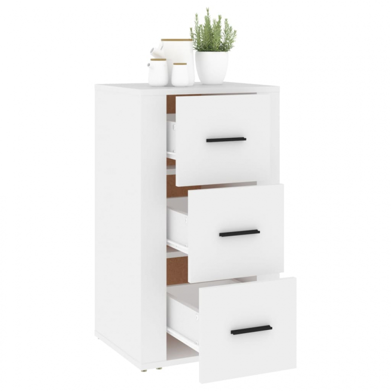 Sideboard Weiß 40x33x70 cm Holzwerkstoff