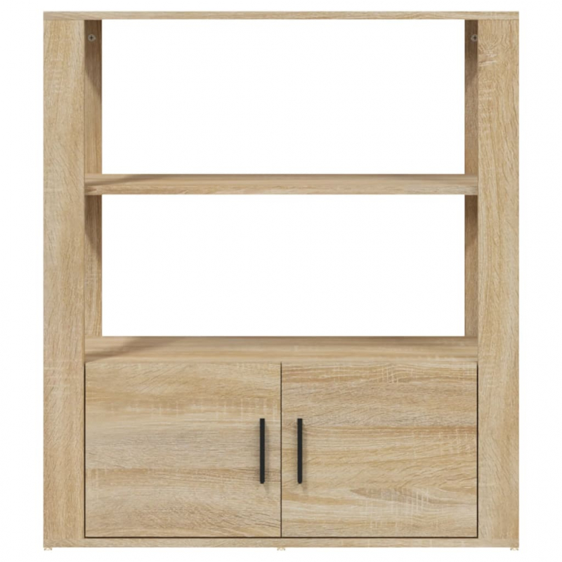 Sideboard Sonoma-Eiche 80x30x90 cm Holzwerkstoff