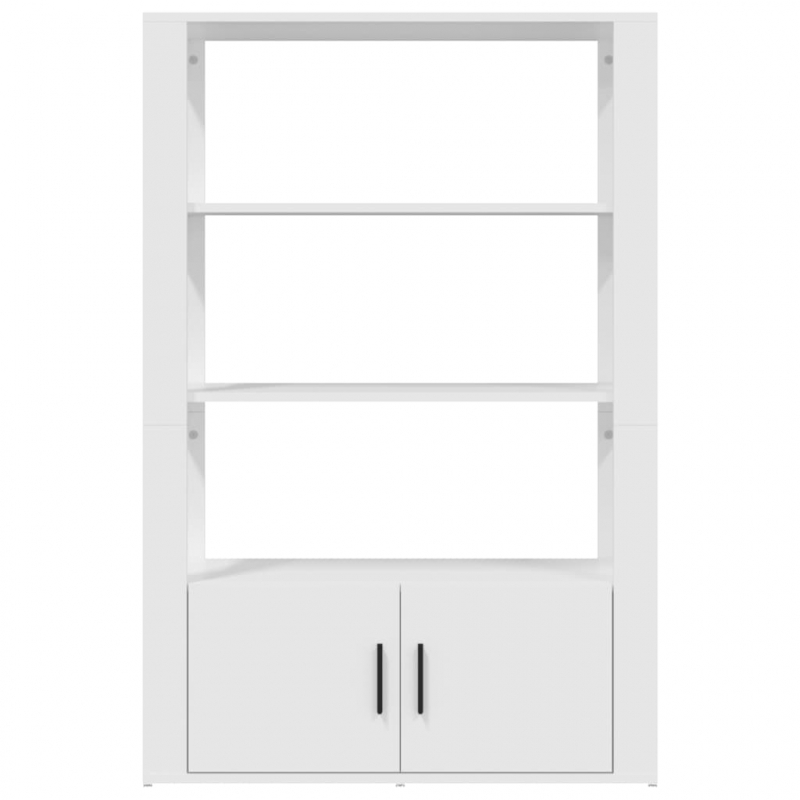 Sideboard Weiß 80x30x119,5 cm Holzwerkstoff