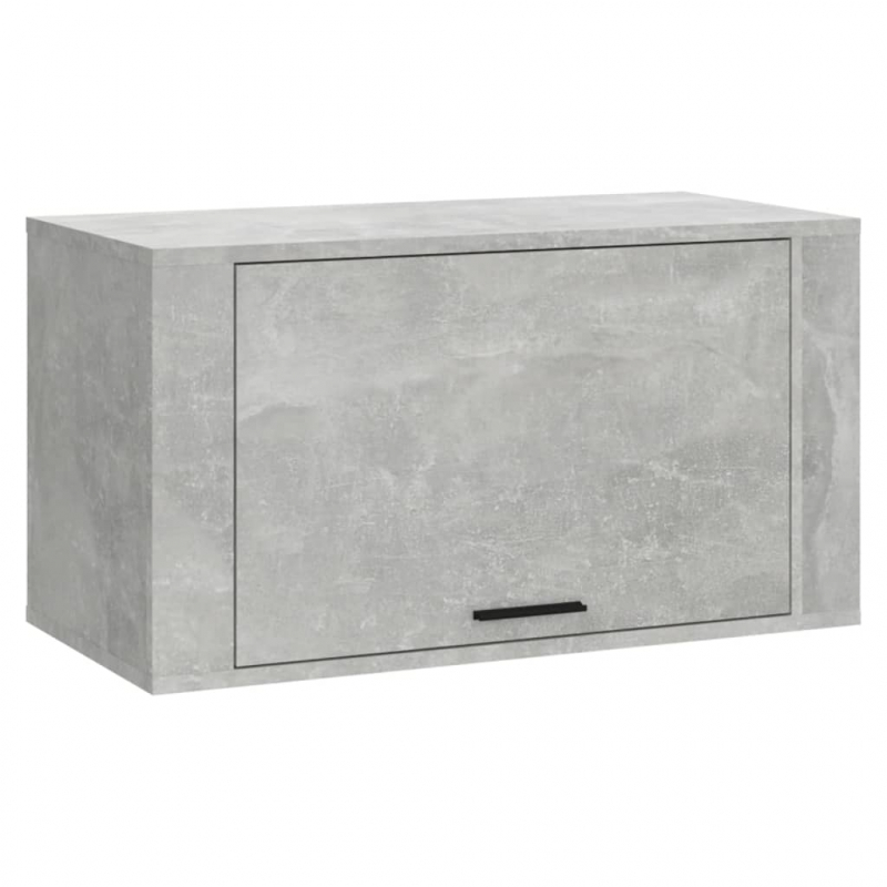 Wand-Schuhschrank Betongrau 70x35x38 cm Holzwerkstoff