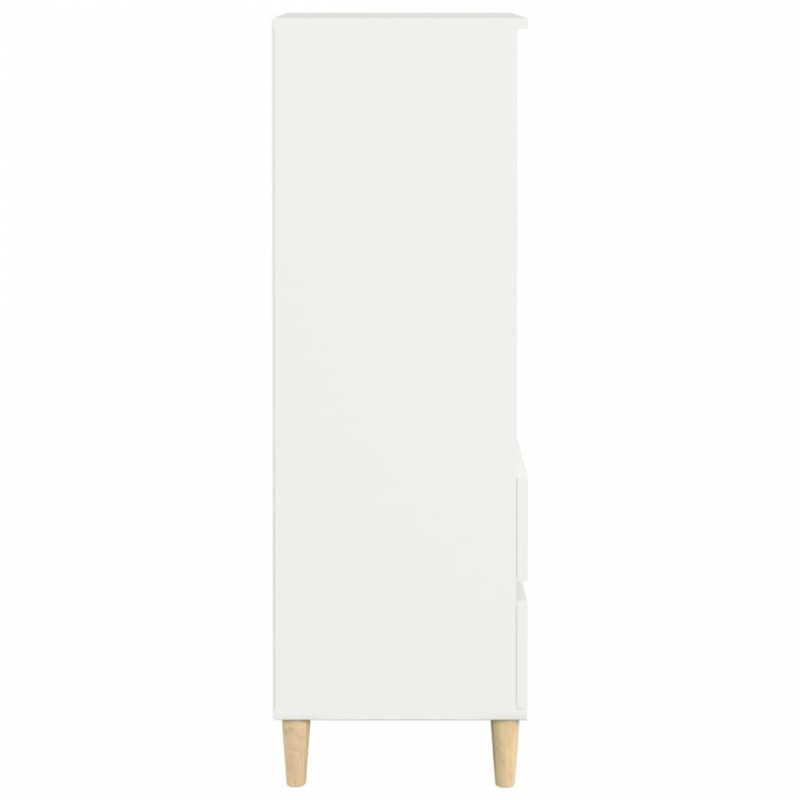 Highboard Weiß 40x36x110 cm Holzwerkstoff