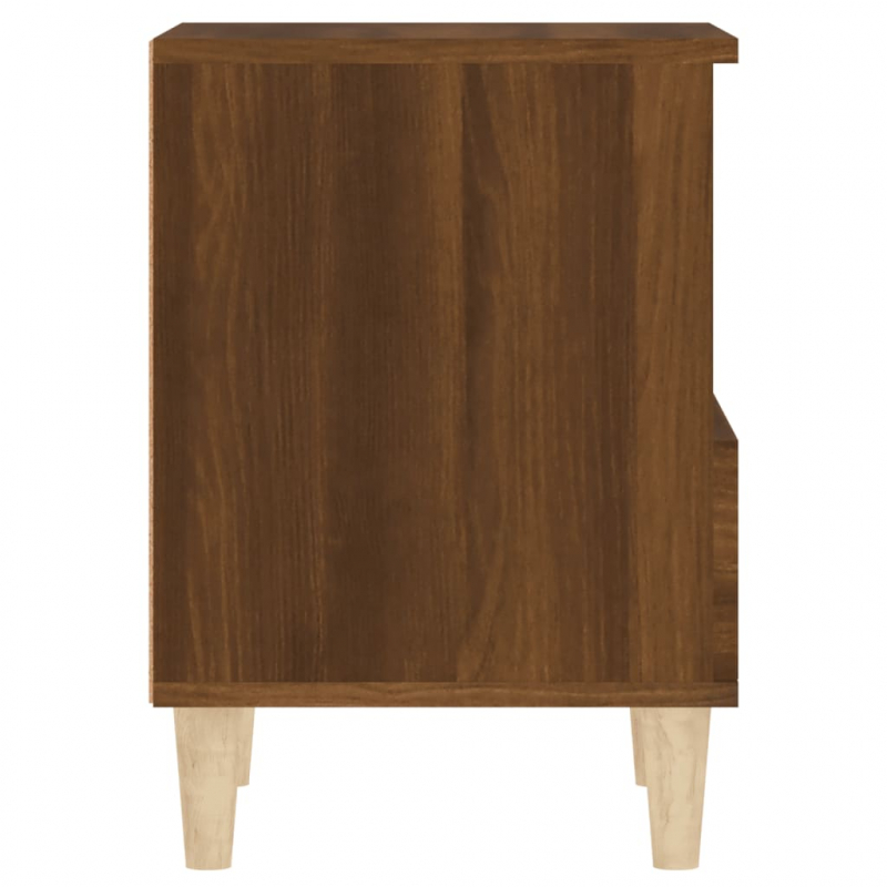 Nachttische 2 Stk. Braun Eichen-Optik 40x35x50 cm