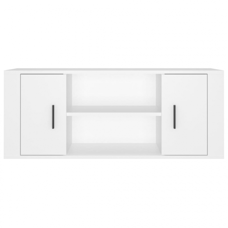 TV-Schrank Weiß 100x35x40 cm Holzwerkstoff