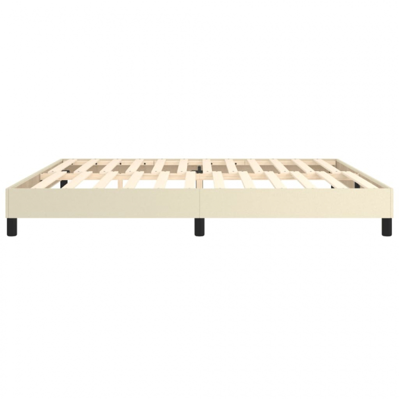 Bettgestell Creme 200x200 cm Kunstleder