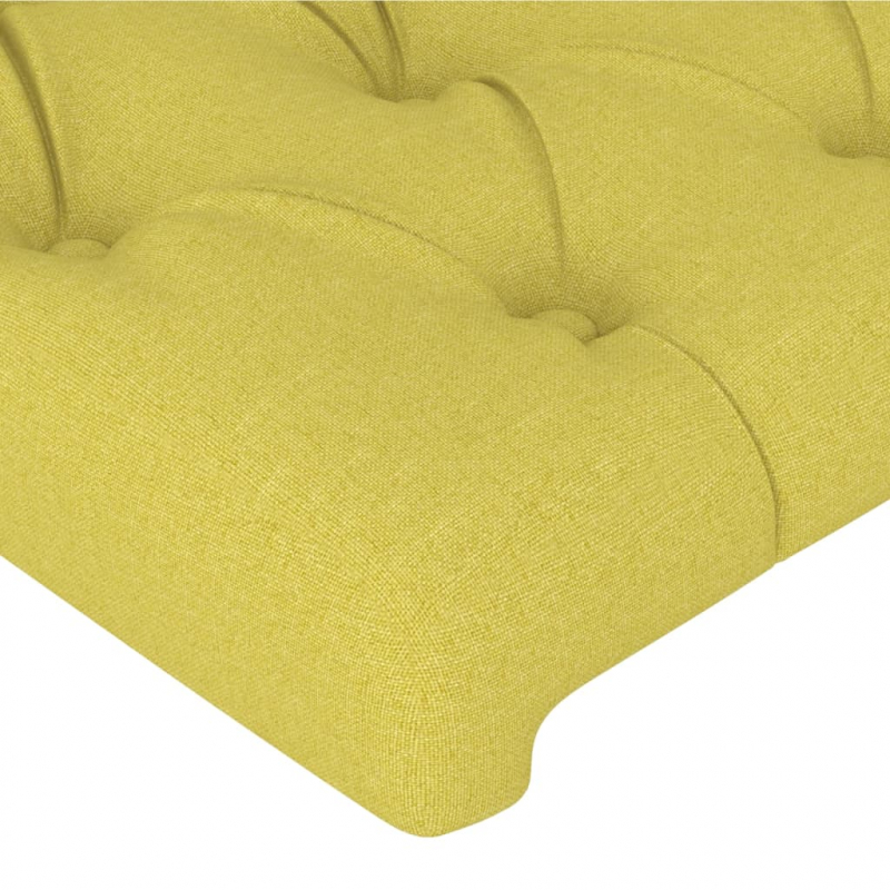 Kopfteile 4 Stk. Grün 80x7x78/88 cm Stoff