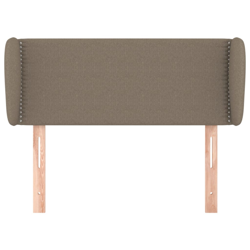 Kopfteil mit Ohren Taupe 83x23x78/88 cm Stoff