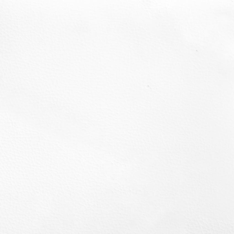 Kopfteil mit Ohren Weiß 93x23x78/88 cm Kunstleder