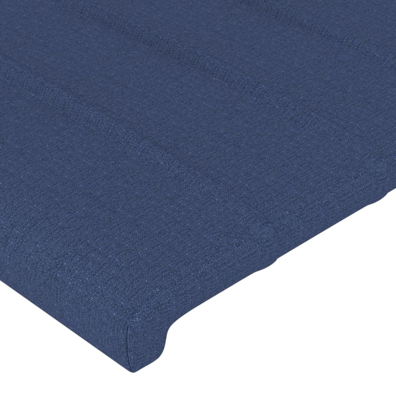 Kopfteil mit Ohren Blau 83x23x78/88 cm Stoff