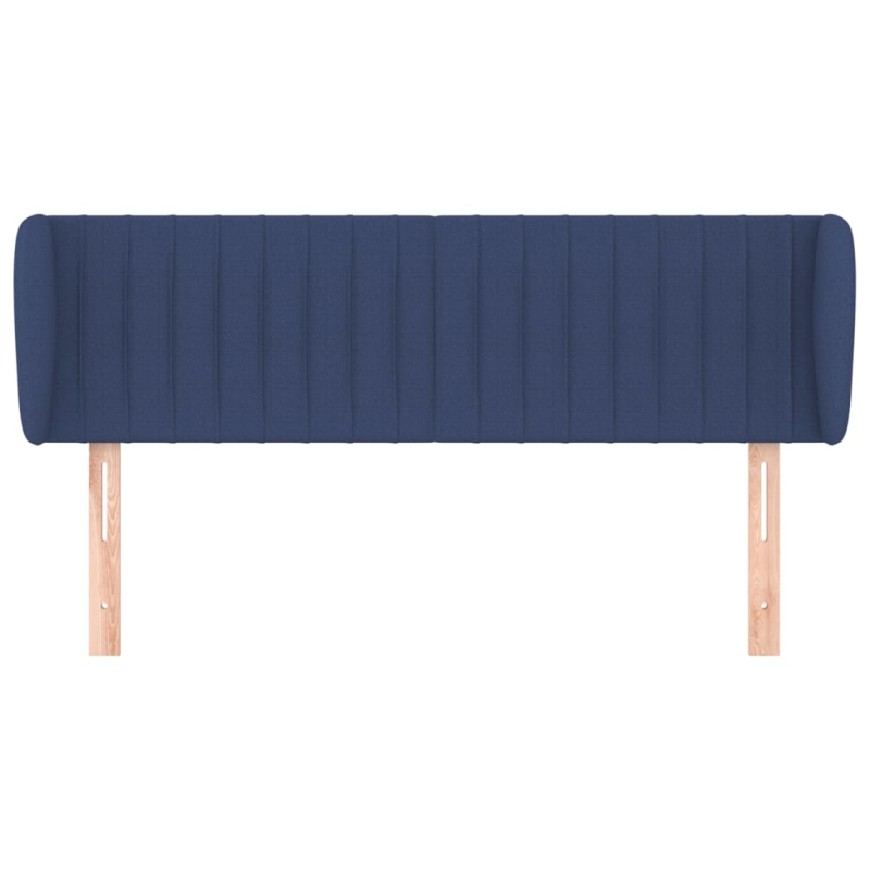 Kopfteil mit Ohren Blau 147x23x78/88 cm Stoff