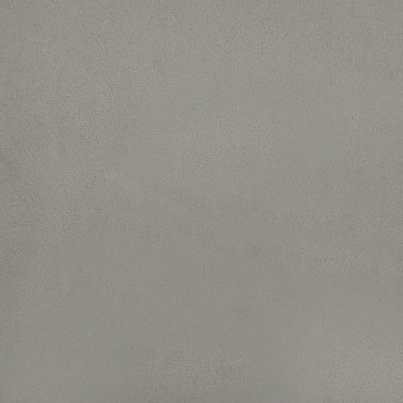 Kopfteil mit Ohren Hellgrau 103x23x118/128 cm Samt
