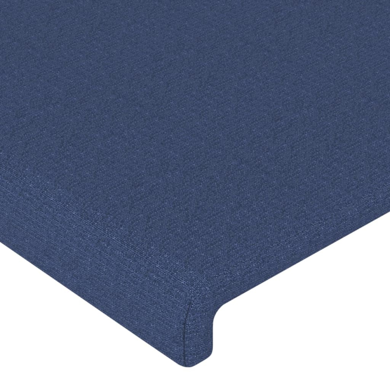 Kopfteil mit Ohren Blau 147x16x78/88 cm Stoff