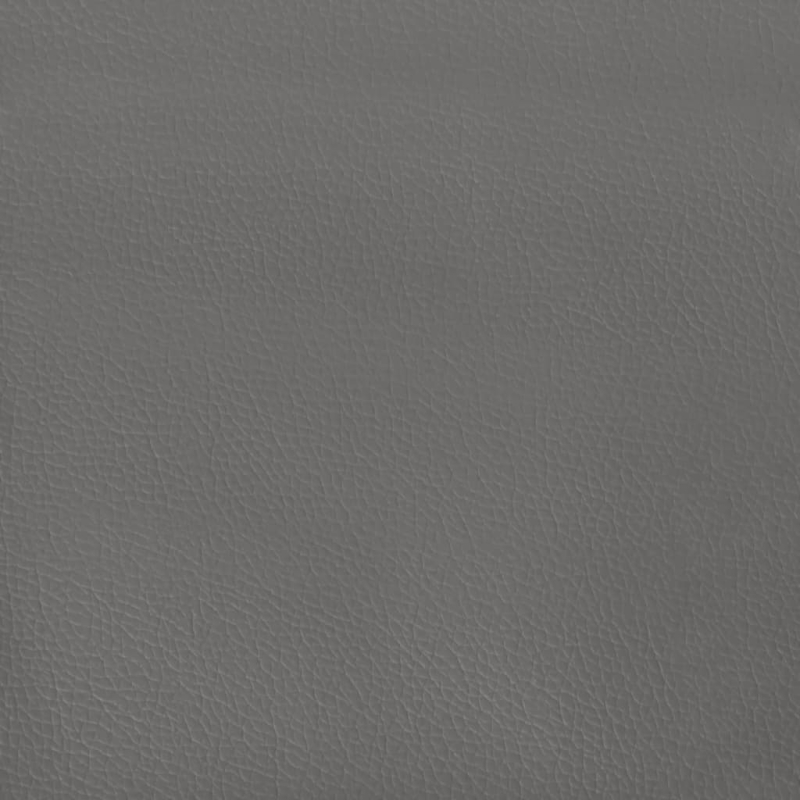 Kopfteil mit Ohren Grau 103x16x78/88 cm Kunstleder
