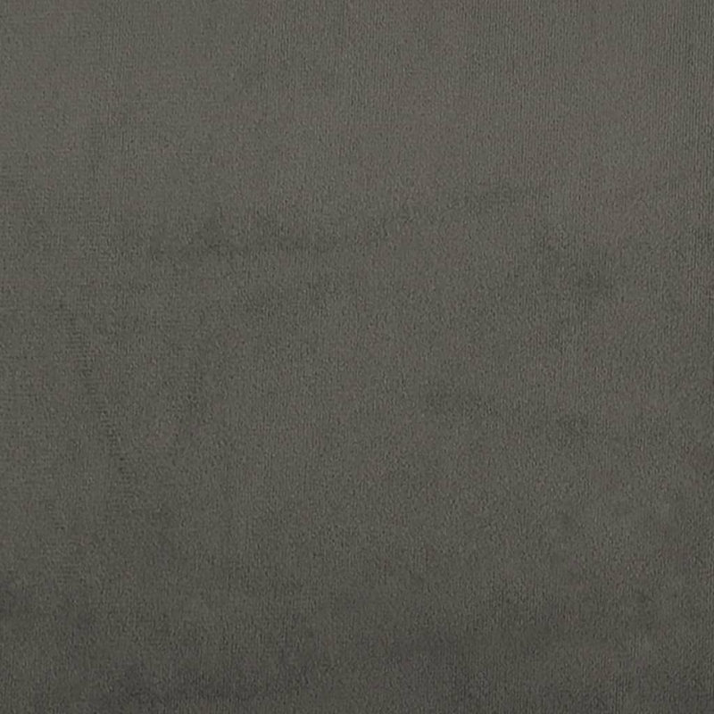 Kopfteil mit Ohren Dunkelgrau 203x16x78/88 cm Samt