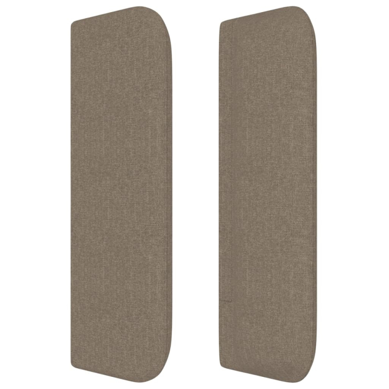 Kopfteil mit Ohren Taupe 103x16x78/88 cm Stoff