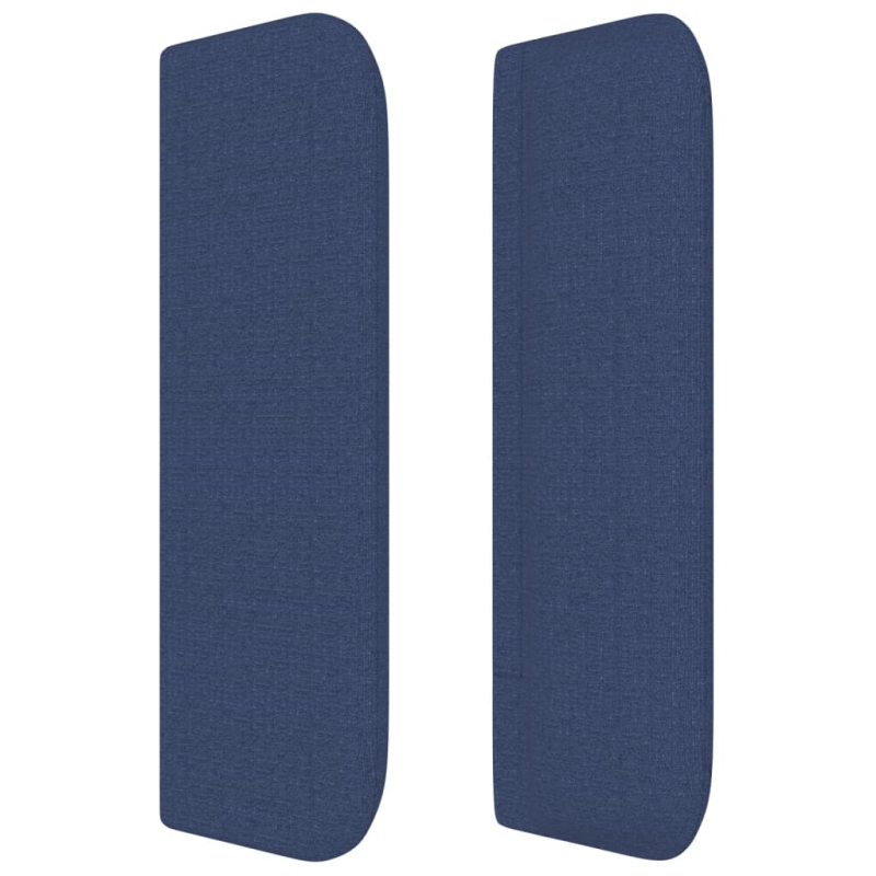 Kopfteil mit Ohren Blau 103x16x78/88 cm Stoff