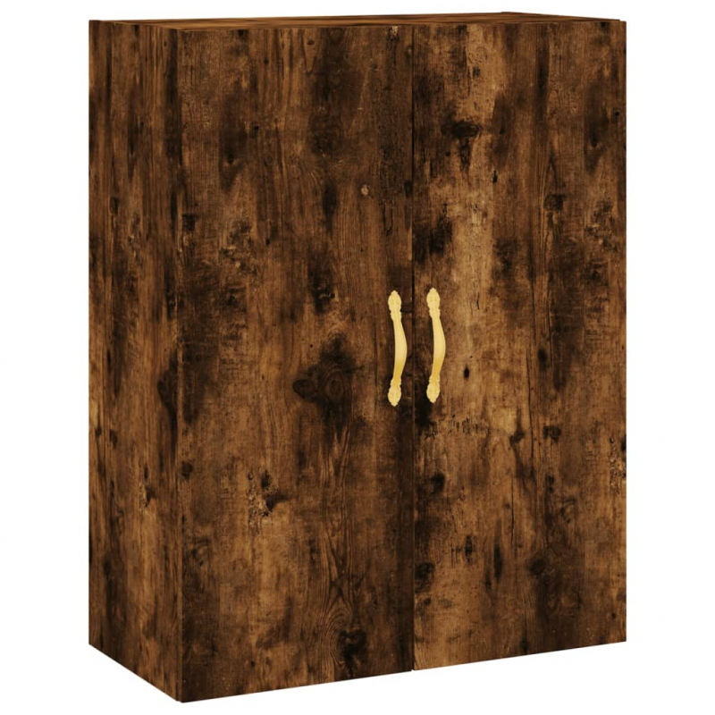 Wandschränke 2 Stk. Räuchereiche 69,5x34x90 cm