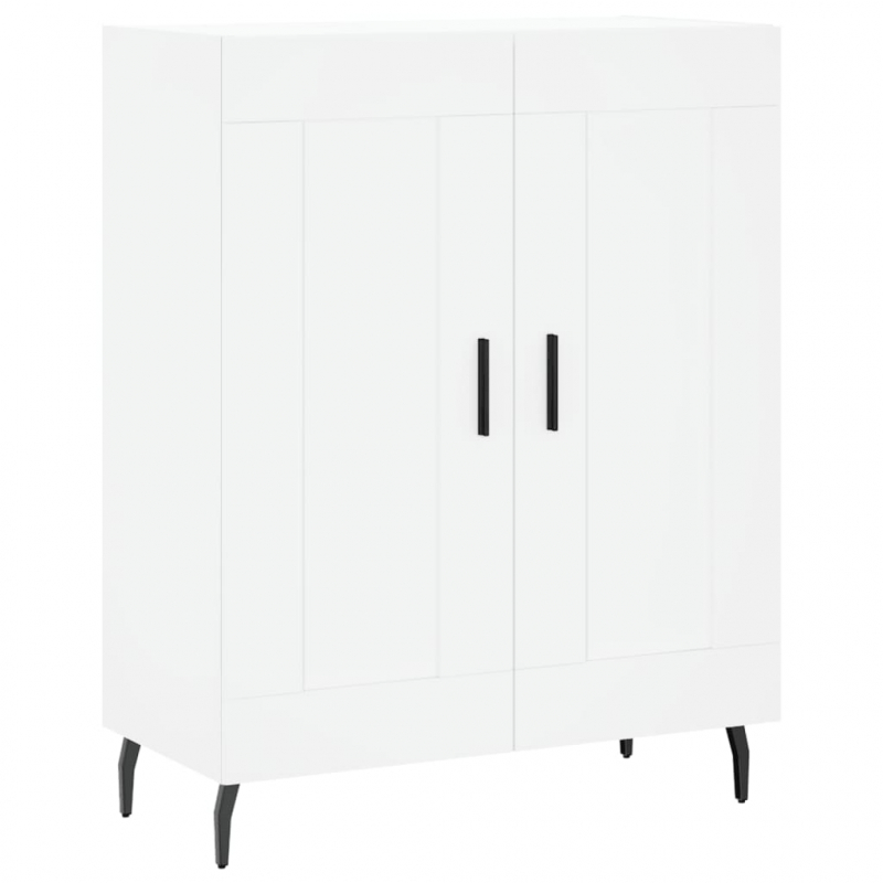 Highboard Weiß 69,5x34x180 cm Holzwerkstoff
