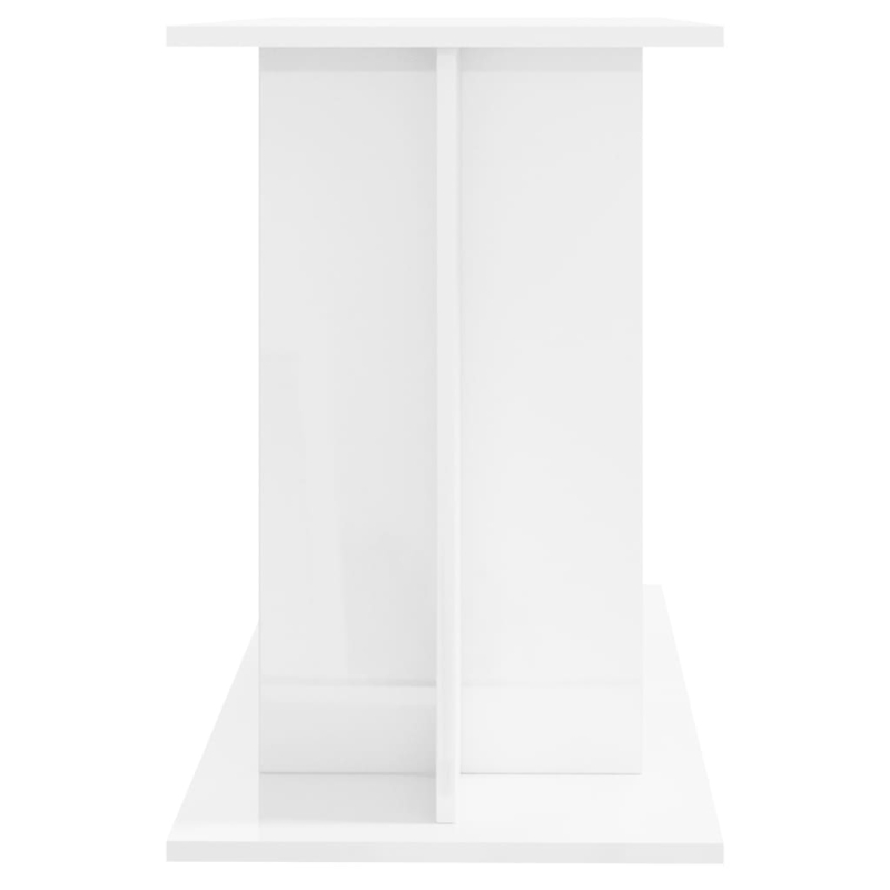 Aquariumständer Hochglanz-Weiß 100x40x60 cm Holzwerkstoff