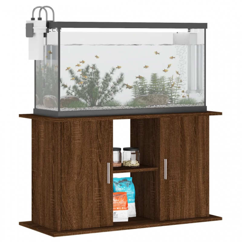 Aquariumständer Braun Eichen-Optik 101x41x58 cm Holzwerkstoff