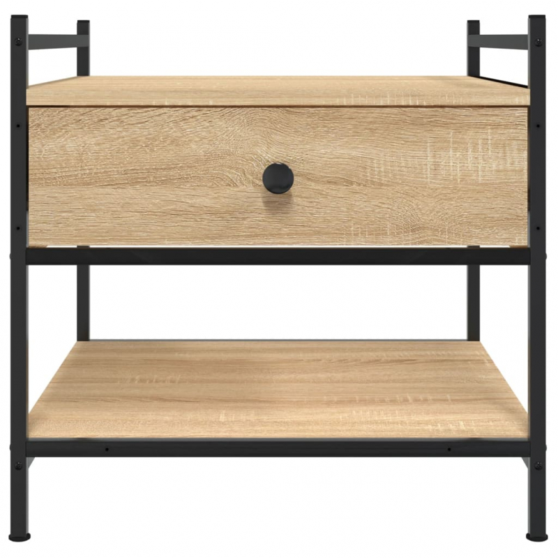 Couchtisch Sonoma-Eiche 50x50x50 cm Holzwerkstoff