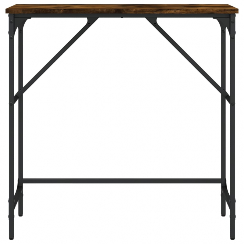 Konsolentisch Räuchereiche 75x32x75 cm Holzwerkstoff