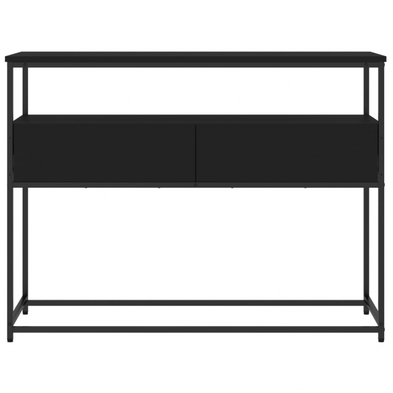 Konsolentisch Schwarz 100x40x75 cm Holzwerkstoff