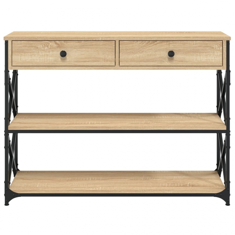 Konsolentisch Sonoma-Eiche 100x28x75 cm Holzwerkstoff