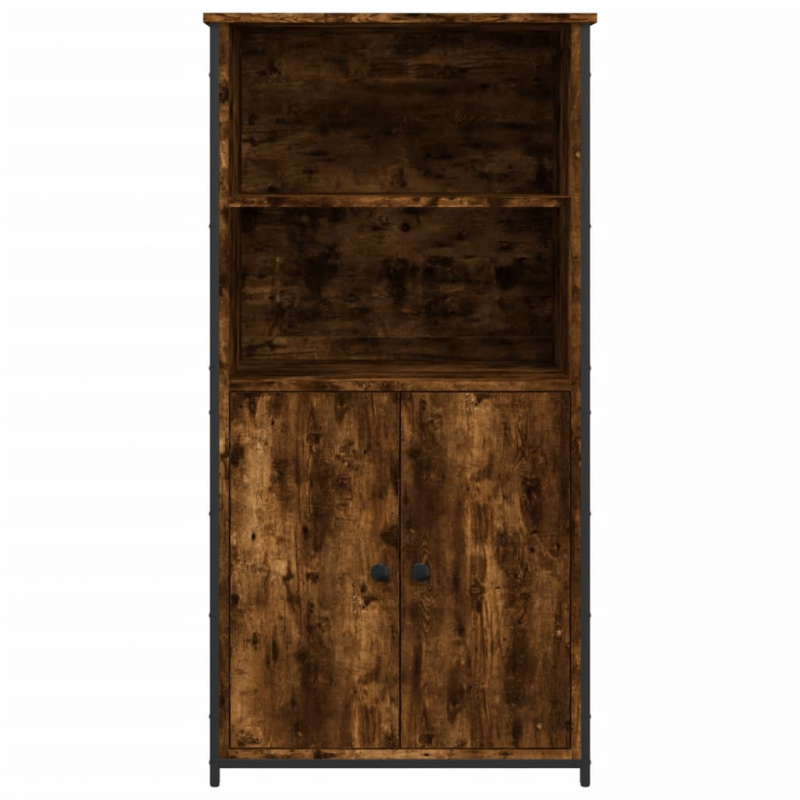Highboard Räuchereiche 62x36x121,5 cm Holzwerkstoff