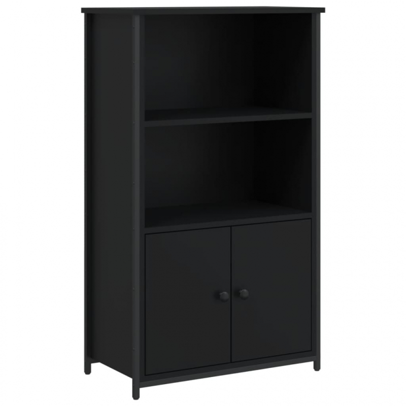 Highboard Schwarz 62x32x103,5 cm Holzwerkstoff