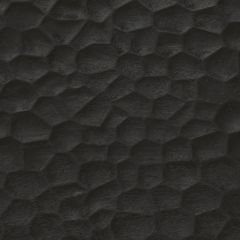 Nachttisch Schwarz 40x33x46 cm Massivholz Mango