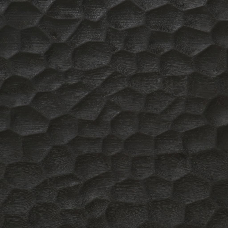 Nachttische 2 Stk. Schwarz 40x33x46 cm Massivholz Mango