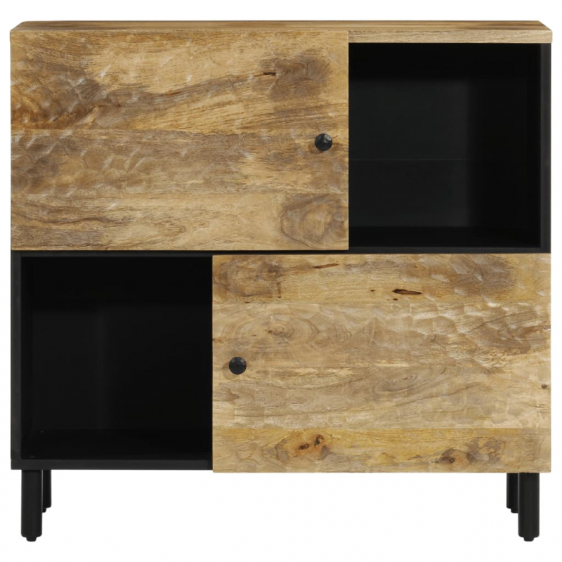 Beistellschrank 80x33x75 cm Massivholz Mango