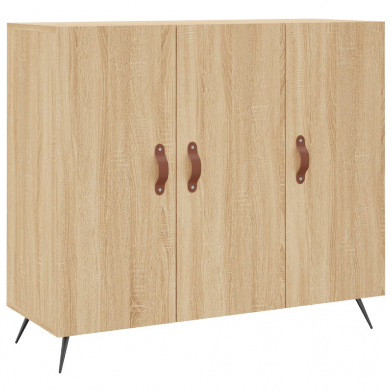 Sideboard Sonoma-Eiche 90x34x80 cm Holzwerkstoff