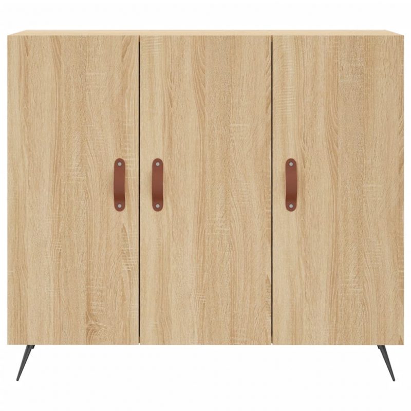 Sideboard Sonoma-Eiche 90x34x80 cm Holzwerkstoff